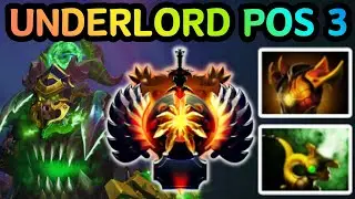 🔥 HOW YOU PLAY UNDERLORD OFFLANE WITH INSANE AURA | DOTA 2 GAMEPLAY 🔥