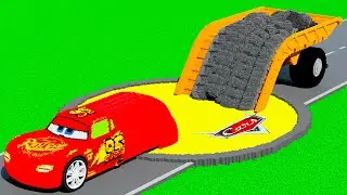 TESTING LONG CARS vs MCQUEEN PORTAL in Teardown
