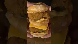 Krispy Kreme Filet-O-Fish Big Mac 🍔#burger #cooking