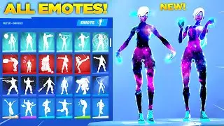 *NEW* GALAXY SCOUT SKIN with ALL FORTNITE DANCES & EMOTES! (Fortnite Galaxy Skin)