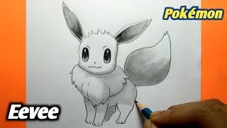 How to Draw Eevee Pokémon | Pokemon Drawing | @pencilsketching1