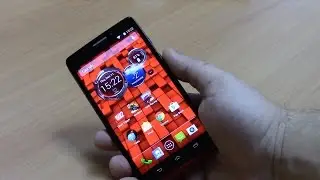 Распаковка Motorola Droid Maxx на русском