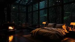(No ad Breaks) Ultimate Calm 🌙 Rainstorm Sounds on Window, Nature White Noise for Relaxation & Sleep