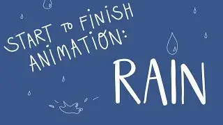 Step By Step Animation: Rain | FlipaClip Tutorial (2018)
