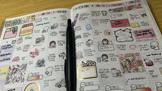 Hobonichi Cousin PWM | January 1-7 2024 | HappyDAYA Stickers