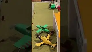 Repaired airplanes on my toy train layout