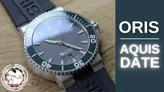 The Oris Aquis Date Green Bezel has a personality of its own. | ⌚️WatchTheReview⌚️