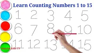 Learn Counting number 1 to 15 | 1234 song | Counting number for kids | Harchu kids TV