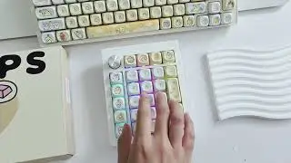 🎁 Update your GMK26 numeric keypad skin with this cute set of anime keycaps!
