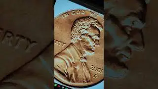 2001 D penny #coin #coins