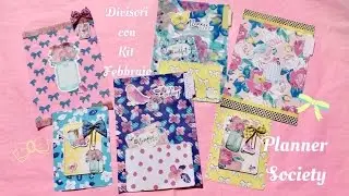 🎀Divisori x agenda🎀 con il Kit Febbraio 2017 della PLANNER SOCIETY