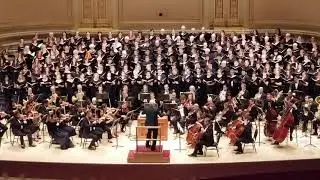 The Rutter Gloria Mvts 2 & 3 in Carnegie Hall - John Rutter, Conductor