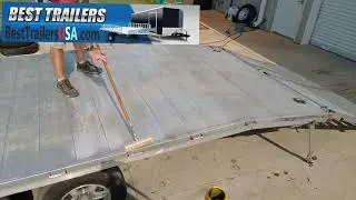 using aluma kleen by biokleen to clean a dirty old aluminum trailer. #restore #aluma.