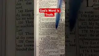 God&rsquo;s Words Are Truth. -Psalm 119:151