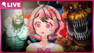 [VTUBER-BR] HOJE É DIA DE TERROR!! OUTLAST E FNAF 4