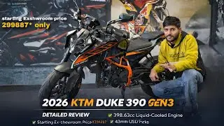 2026 KTM Duke 390 Gen 3 🔥 | ₹2,99,887 Price | Worth Buying or Not? 😱