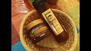 argan oil تجربتي مع شامبو وماسك  😍