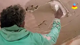 Amazing Techniques Ceiling Plastering Work: How to Install Ceiling |  Pyramid Construction & Renova