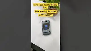Moto Razr V3i Flip Phone @ Rs4599 |📞9999602099 | Zoneofdeals.com | #shortsfeed #flipphones #motorazr