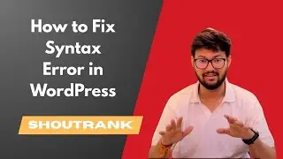 How to Fix Syntax Error in WordPress