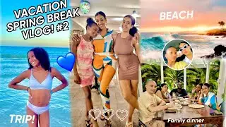 JAMAICA VLOG #2 *private beach, family dinner, fun* 🇯🇲