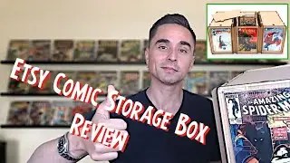 Etsy Wood COMIC BOOK STORAGE Box REVIEW - HOW I Store My COMICS