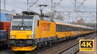 Humanit&aacute;rn&iacute; vlak pro Ukrajinu na cestě zpět do Prahy. (Klučov) 5.3.2022