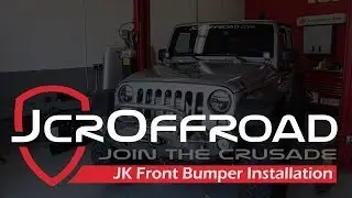 JcrOffroad - *OLD Version* Jeep JK Wrangler Front Bumper Installation