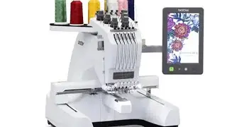How to Thread Brother 6 Needle Embroidery Machine