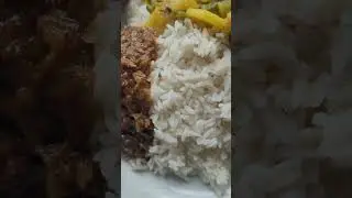Chicken Masala with Steam Rice #food #chicken #spicyfood