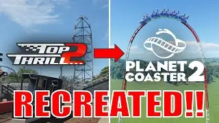Recreating Top Thrill 2 in Planet Coaster 2!! | TT2 in PC2 Announcement