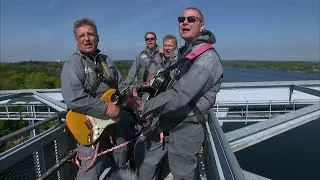Ny sang om Den Gamle Lillebæltsbro: Musikvideo optages 60 meter over havet