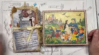 #scrappy8challenge 10/25 - Nostalgic Memory - #junkjournalephemera #junkjournalprompts #processvideo