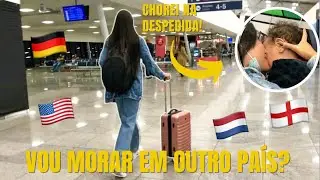 MUDANDO DE PA&Iacute;S COM MEU NAMORADO! Despedida 😢| Andrine Barbosa | Vlog