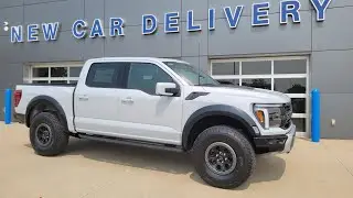 2025 Ford Raptor 37 pkg! 802a Space white!