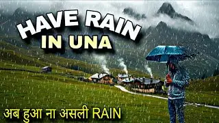 Heavy rain 🌧 in una | Una rain today | una  weather today | bangana |una today #like #trending #vlog