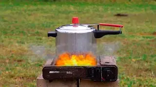 Esquentando uma Panela de Press&atilde;o at&eacute; EXPLODIR !!