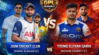 Garhi vs jigni final GPL GROUNDG GARHIJAAR 1st  inning SESSION 5