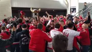 New York Red Bulls Fan Celebration After NYRB vs NYCFC May 21 2016