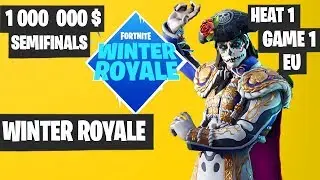 Fortnite Winter Royale Semifinal Day 1 Game 1 EU Highlights [Fortnite Tournament 2018]