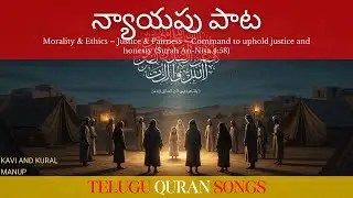 న్యాయపు పాట | Quranic Justice & Morality Theme Telugu Islamic Song | Kavi and Kural #Quran #Justice