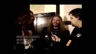 an interview with Lee Harrison & Jason Avery of MONSTROSITY at The Riv in Chicago March 16, 1997