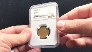 1865-S NGC XF40 $5