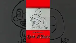 Sobble #sobble #pokemon #pok&eacute;mon #anime #pokemongo #etchasketch #etchartist