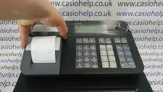 Casio SE-G1 Turn Off Receipt Casio SE-G1 Paper Saving