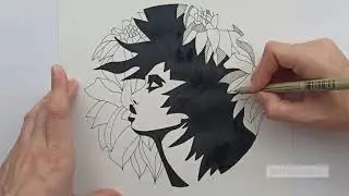 How to draw / Graphic illustration / Tutorial 1 / Как рисовать иллюстрацию / Уроки рисования / Стиль