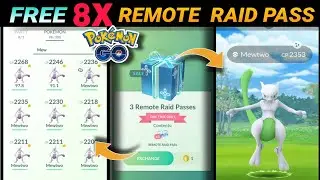 Must Watch now How to Get 9 Free Remote Raid Pass |Save Remote raid passes| Pokemon Go