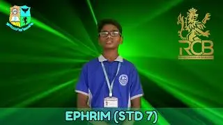 Song On RCB - by EPHRIM 7th STD