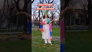 Best Solo pose ideas for Holi | Holi photoshoot 2025 | Minisha Pathak #holi  #photography #shorts