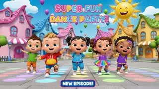 Dudi Dudi Dam Dam Dance 🏙️ | Fun Town Dance Song | 3D Kids Cartoon Music Video